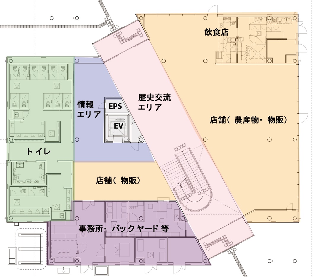 1階 交流エリアマップ