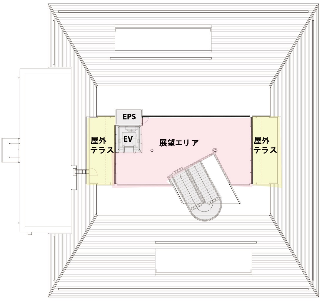 3階展望エリアマップ