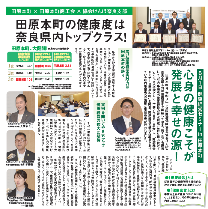 健康経営優良事業所2025.8.1