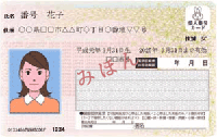 マイナンバーカードの画像