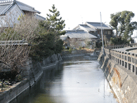 稗田の環濠集落の写真