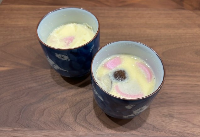 茶碗蒸しの完成