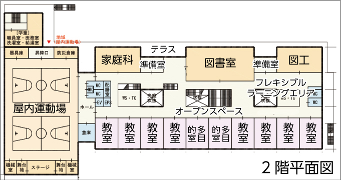 2階平面図