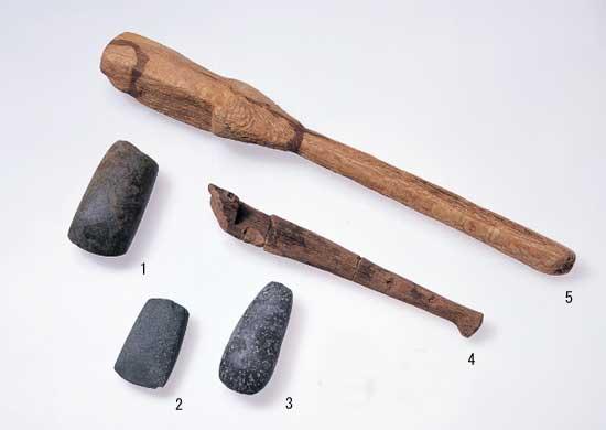 握り斧 サヌカイト 石器 394 原始時代模写 握り斧 サヌカイト 石器 394 原始時代模写