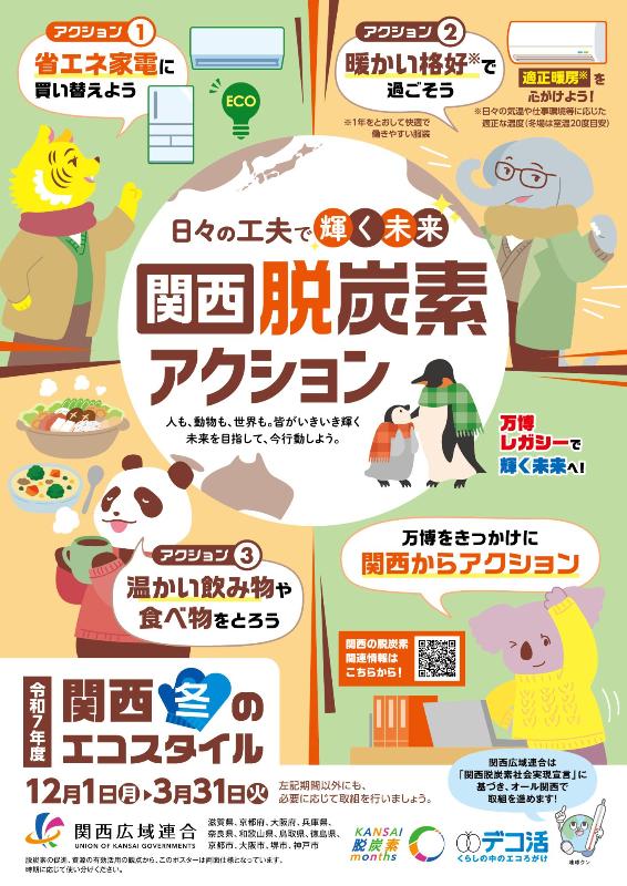 関西冬のエコスタイルポスター