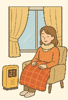 20度設定・厚着