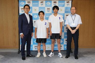 7月31日表敬訪問