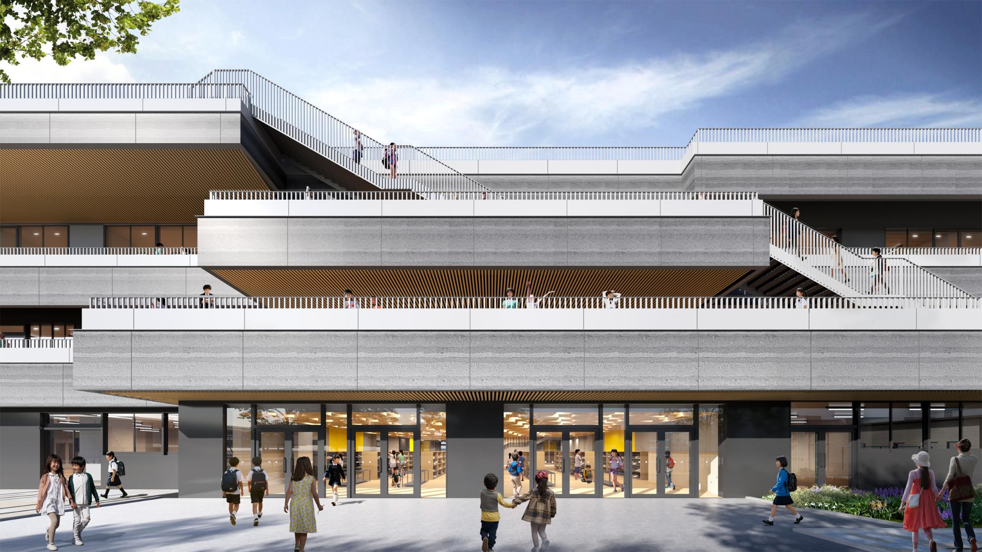 北側外観イメージ