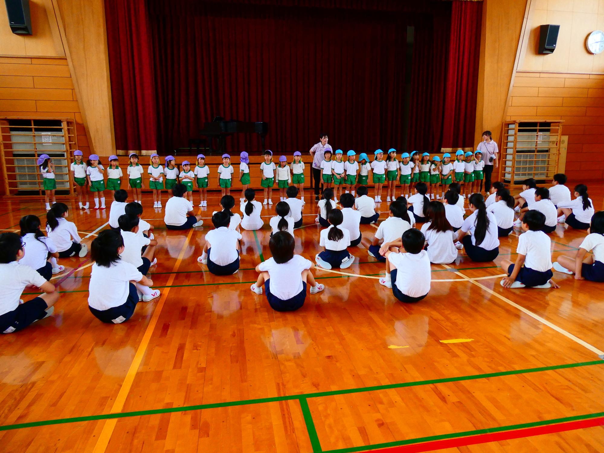 小学5年生との交流（5歳児）