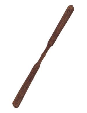 木製の竪杵の写真