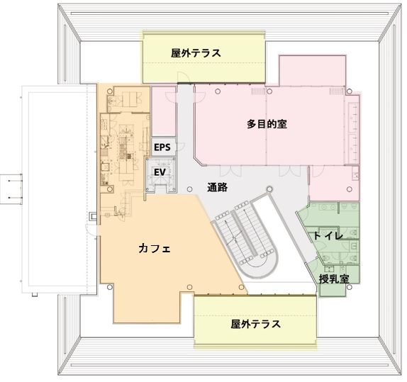 2階体験エリアマップ